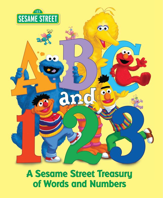 Front cover_Abc And 1,2,3: A Sesame Street Treasury Of Words And Numbers (sesame Street)
