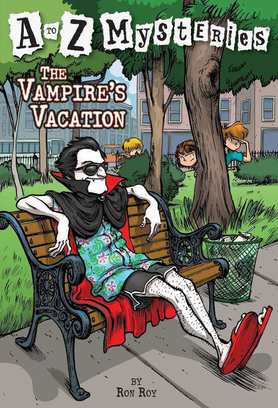 Front cover_A To Z Mysteries: The Vampire's Vacation