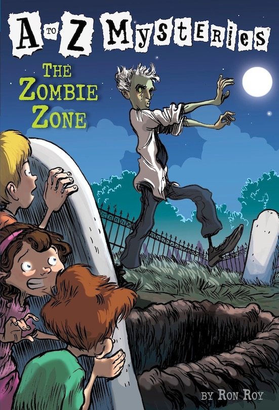Front cover_A To Z Mysteries: The Zombie Zone