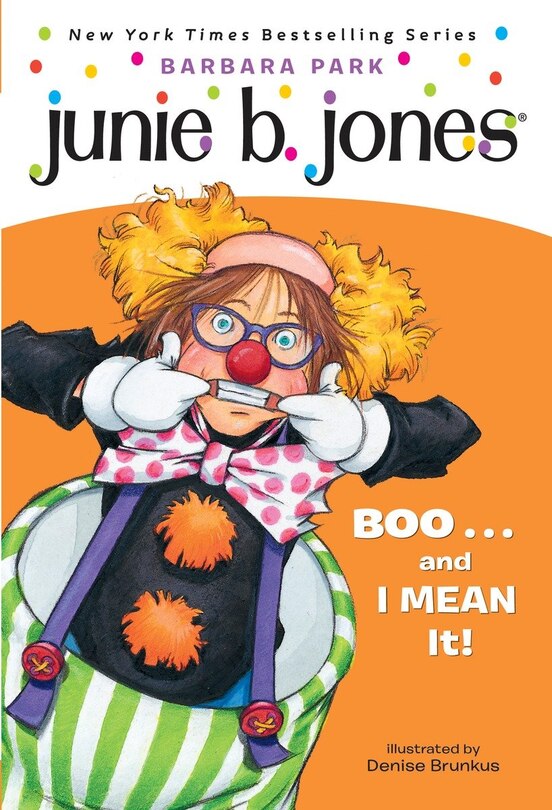 Front cover_Junie B. Jones #24: Boo...and I Mean It!