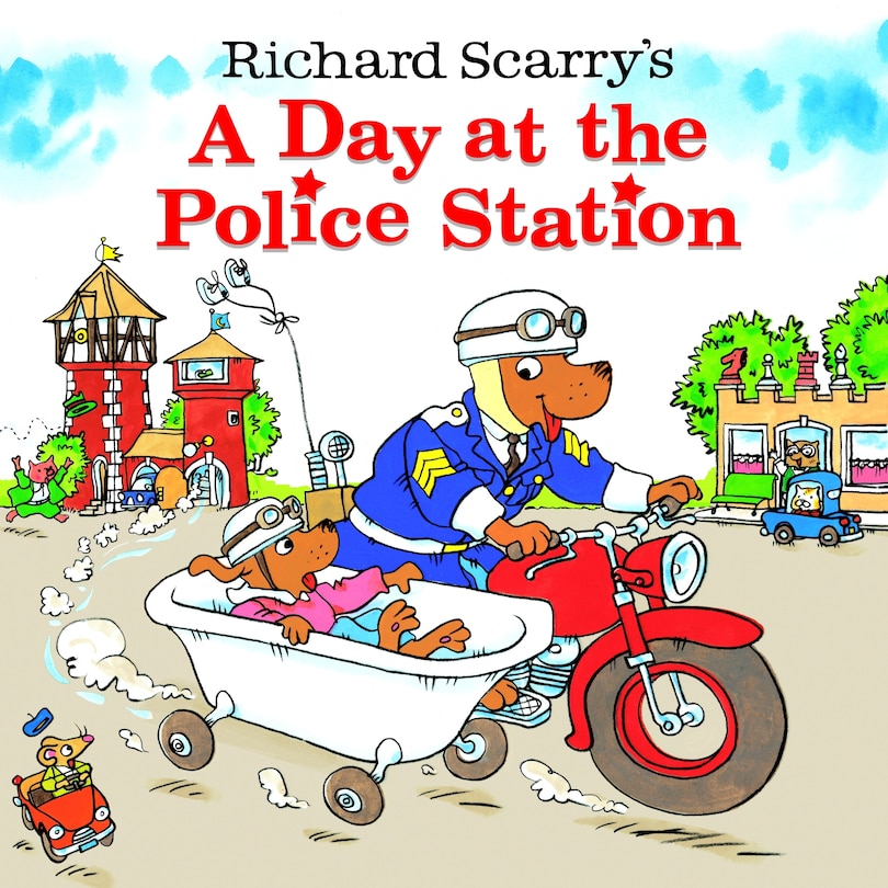 Front cover_Richard Scarry's A Day At The Police Station