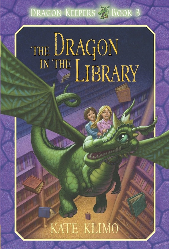 Front cover_Dragon Keepers #3: The Dragon In The Library