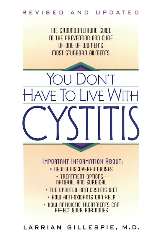 Front cover_You Don't Have To Live With Cystitus  Rv