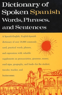 Couverture_Dictionary Of Spoken Spanish