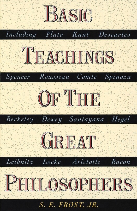 Front cover_Basic Teachings Of The Great Philosophers