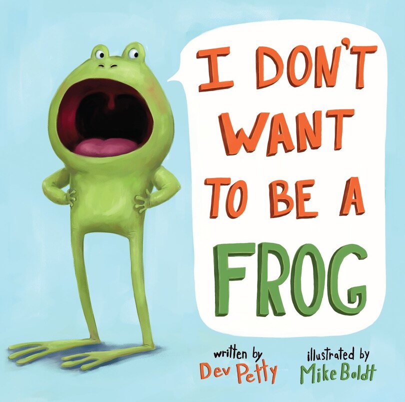 Front cover_I Don't Want To Be A Frog