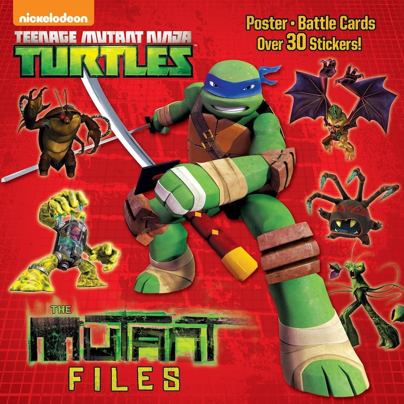 Front cover_The Mutant Files (teenage Mutant Ninja Turtles)