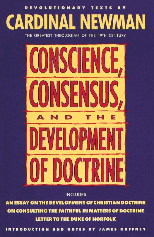 Front cover_Conscience, Consensus, And The Development Of Doctrine
