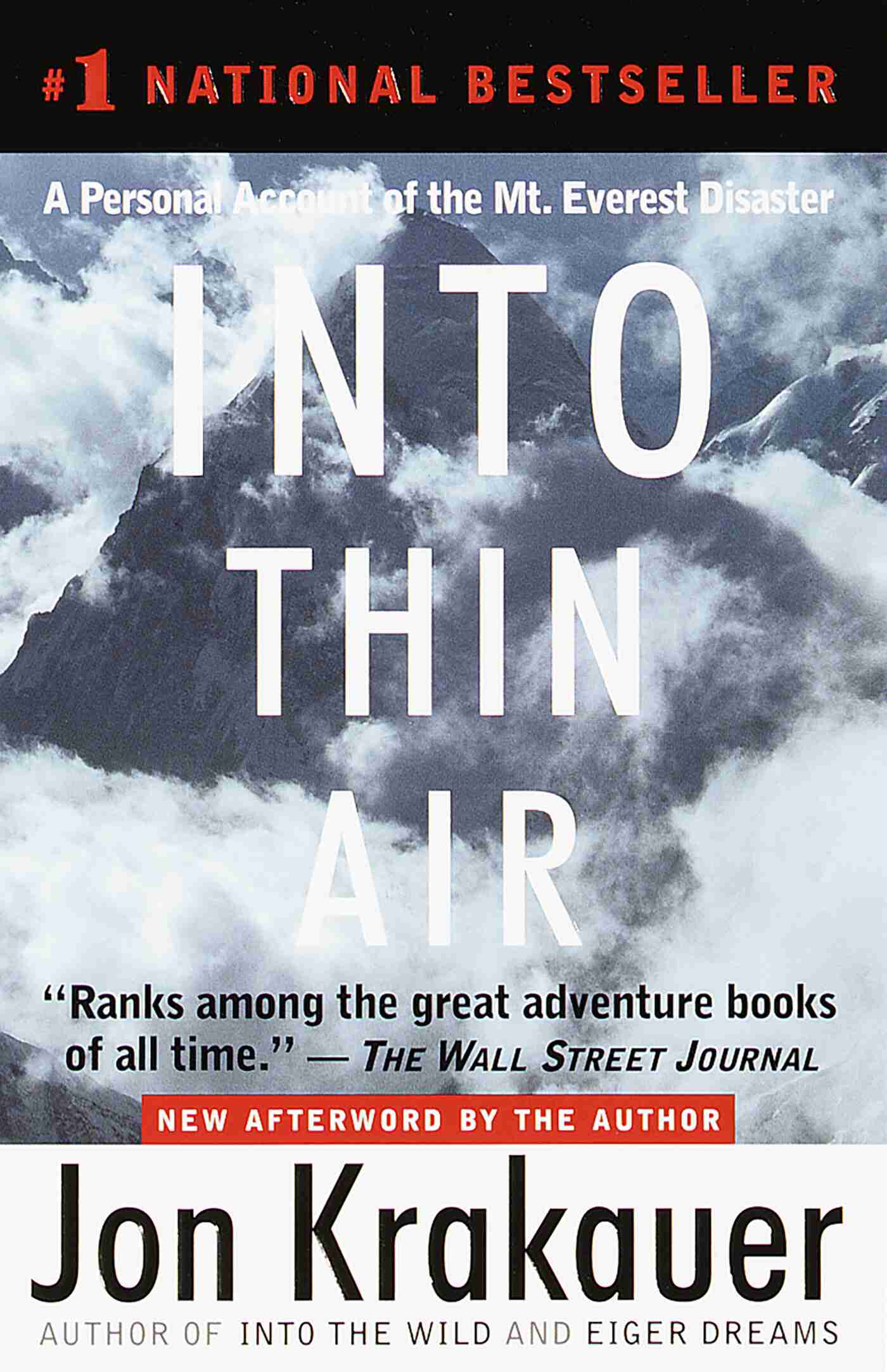 Into Thin Air A Personal Account Of The Mt Everest Disaster Book By Jon Krakauer Paperback Www Chapters Indigo Ca
