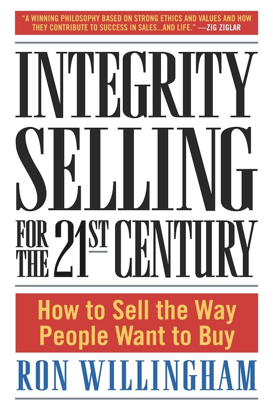 Front cover_Integrity Selling for the 21st Century