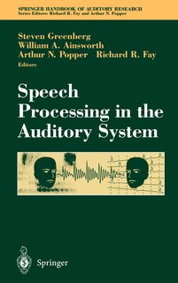 Couverture_Speech Processing in the Auditory System