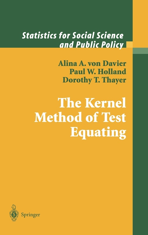 Front cover_The Kernel Method Of Test Equating