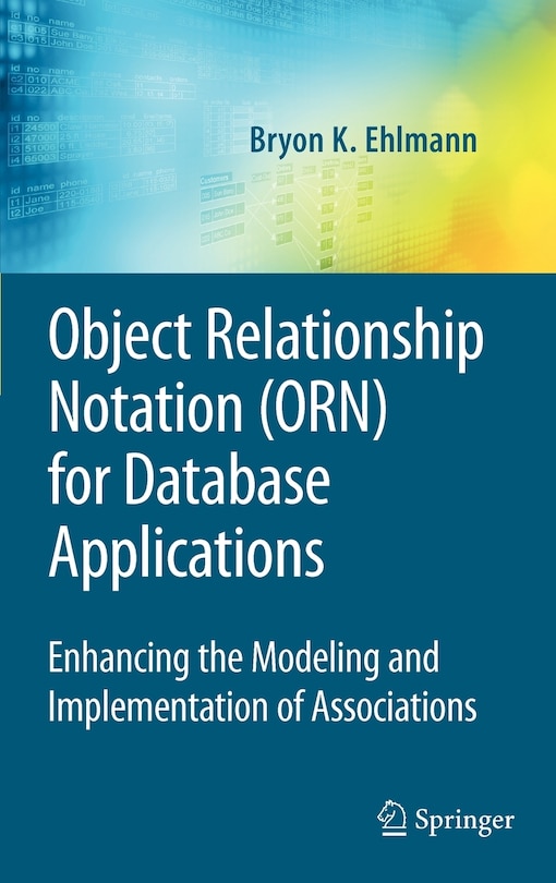 Couverture_Object Relationship Notation (ORN) for Database Applications