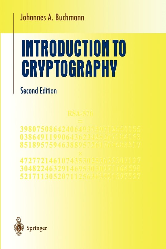 Front cover_Introduction To Cryptography