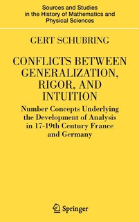 Couverture_Conflicts Between Generalization, Rigor, And Intuition