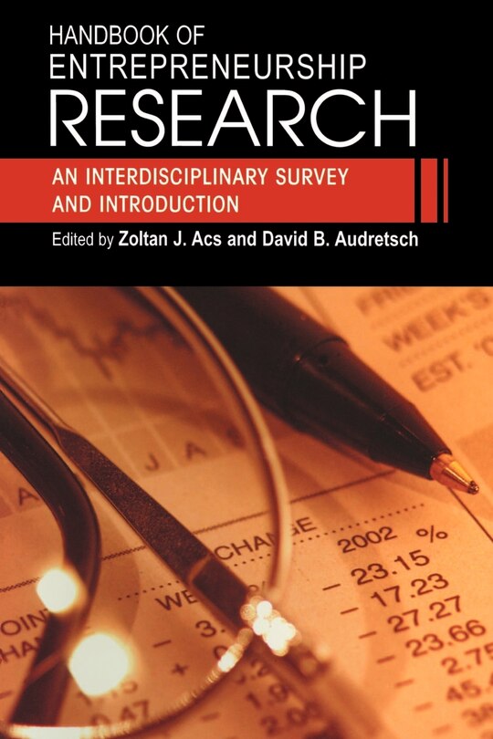 Front cover_Handbook Of Entrepreneurship Research