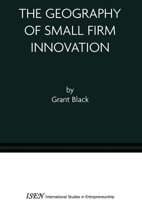 Couverture_The Geography of Small Firm Innovation