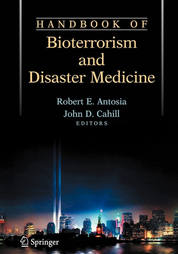 Couverture_Handbook Of Bioterrorism And Disaster Medicine