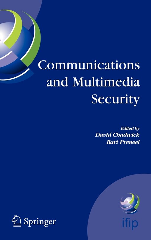 Front cover_Communications and Multimedia Security