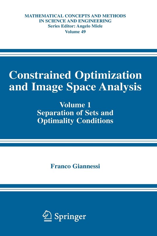 Couverture_Constrained Optimization and Image Space Analysis