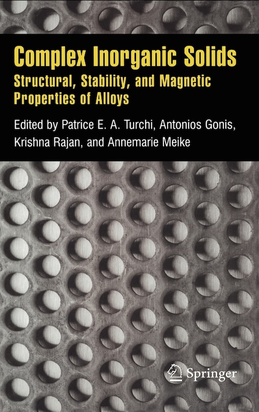 Couverture_Complex Inorganic Solids