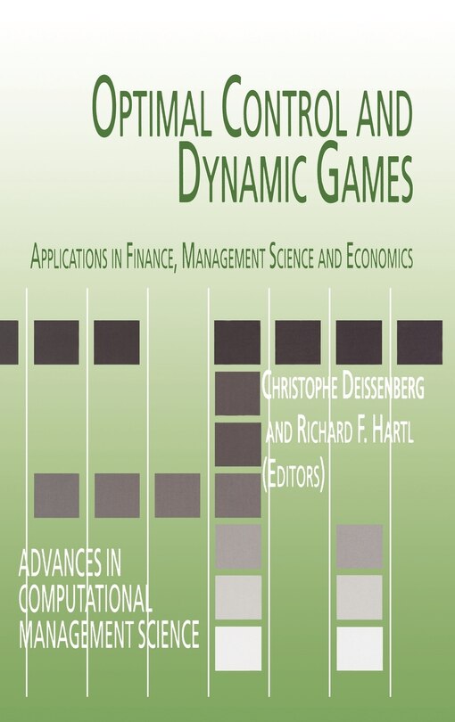 Couverture_Optimal Control And Dynamic Games