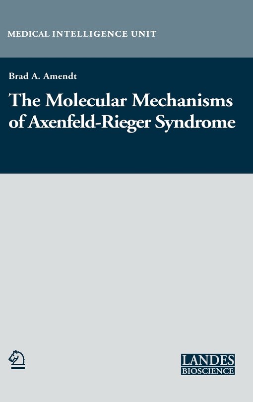 Front cover_The Molecular Mechanisms of Axenfeld-Rieger Syndrome
