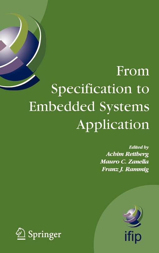 Front cover_From Specification to Embedded Systems Application