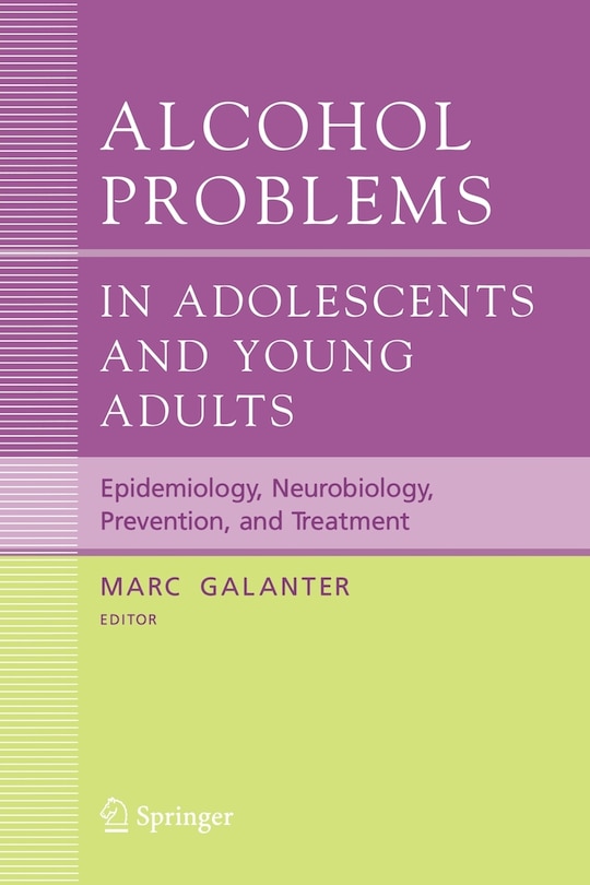 Front cover_Alcohol Problems In Adolescents And Young Adults