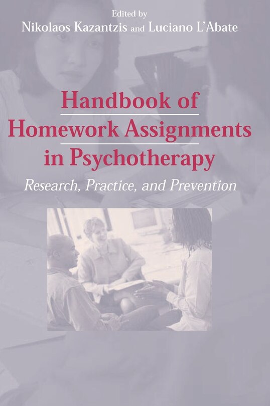 Front cover_Handbook Of Homework Assignments In Psychotherapy