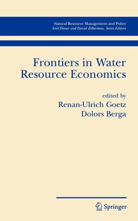 Front cover_Frontiers In Water Resource Economics