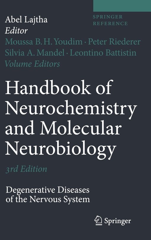 Couverture_Handbook of Neurochemistry and Molecular Neurobiology