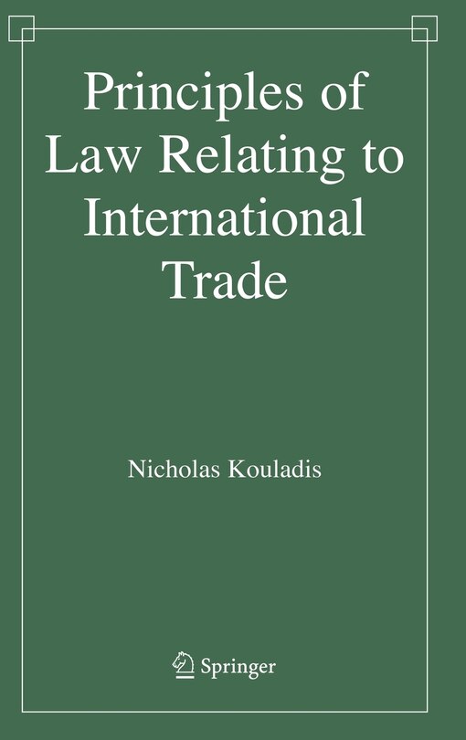Front cover_Principles of Law Relating to International Trade