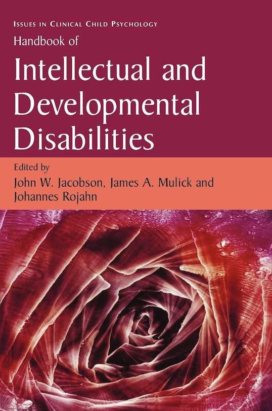 Front cover_Handbook of Intellectual and Developmental Disabilities