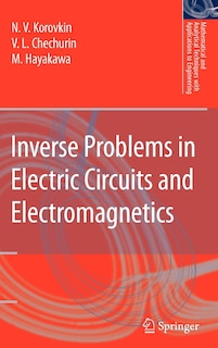 Couverture_Inverse Problems in Electric Circuits and Electromagnetics