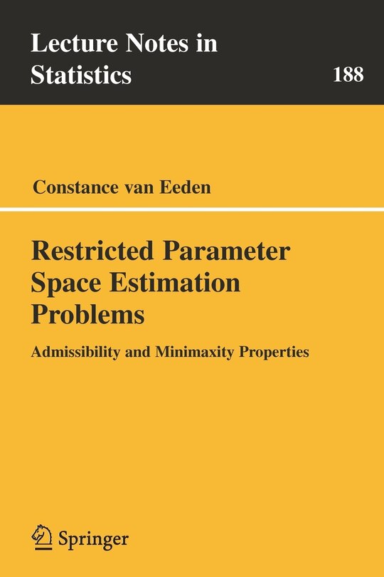 Front cover_Restricted Parameter Space Estimation Problems