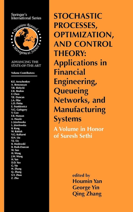 Front cover_Stochastic Processes, Optimization, and Control Theory