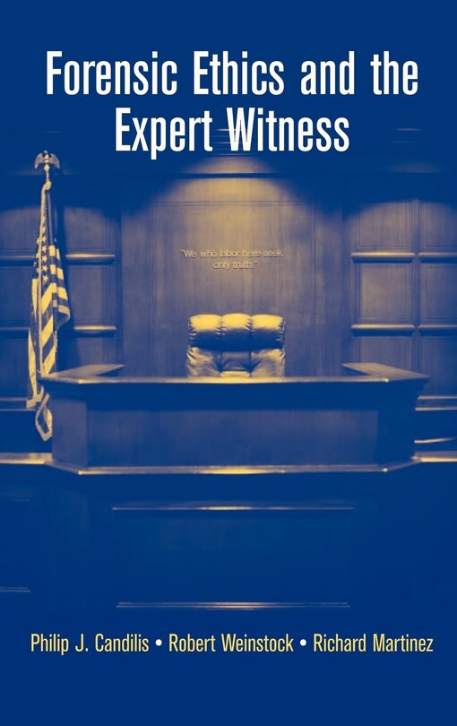 Front cover_Forensic Ethics and the Expert Witness