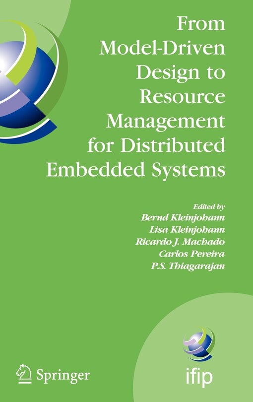 Couverture_From Model-Driven Design to Resource Management for Distributed Embedded Systems