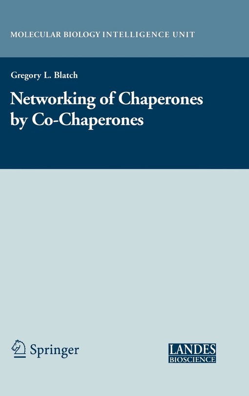 Couverture_The Networking of Chaperones by Co-chaperones
