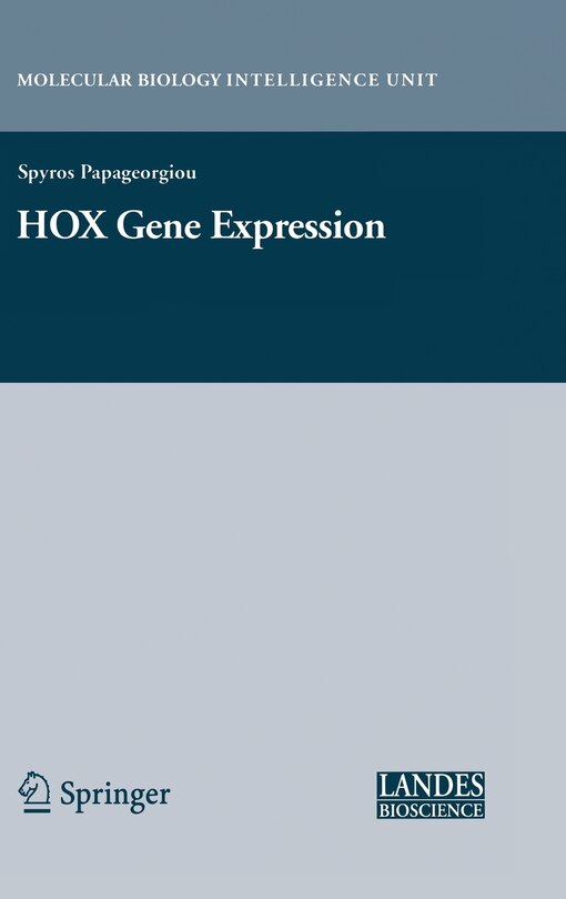 Couverture_HOX Gene Expression