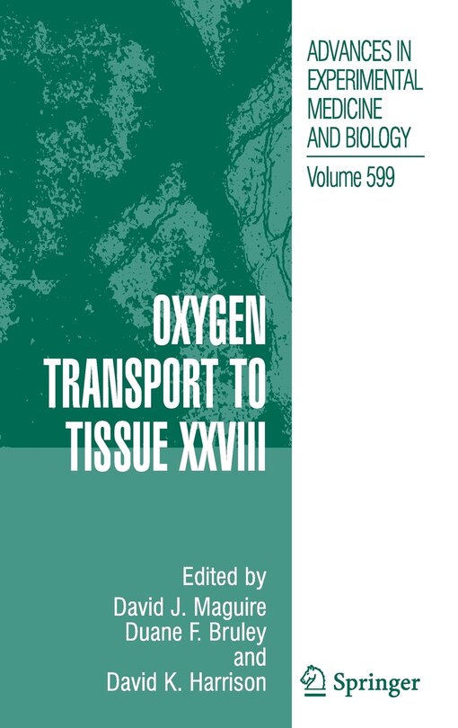 Front cover_Oxygen Transport to Tissue XXVIII