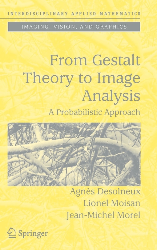 Front cover_From Gestalt Theory to Image Analysis