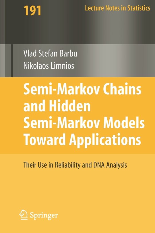 Front cover_Semi-Markov Chains and Hidden Semi-Markov Models toward Applications