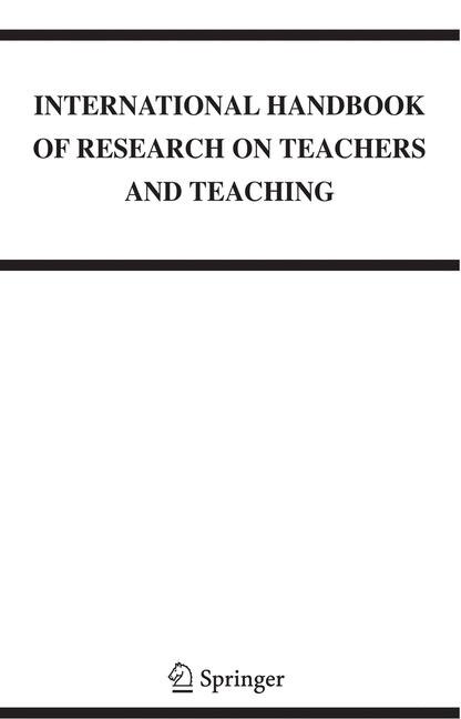 Couverture_International Handbook of Research on Teachers and Teaching