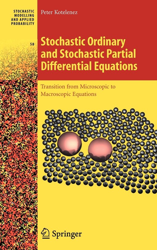Front cover_Stochastic Ordinary and Stochastic Partial Differential Equations