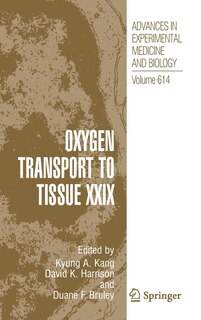 Couverture_Oxygen Transport to Tissue XXIX