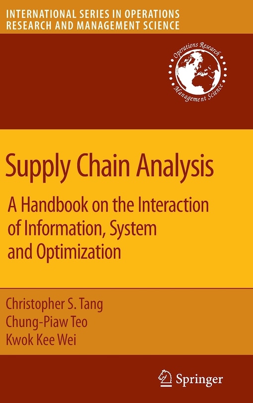 Front cover_Supply Chain Analysis