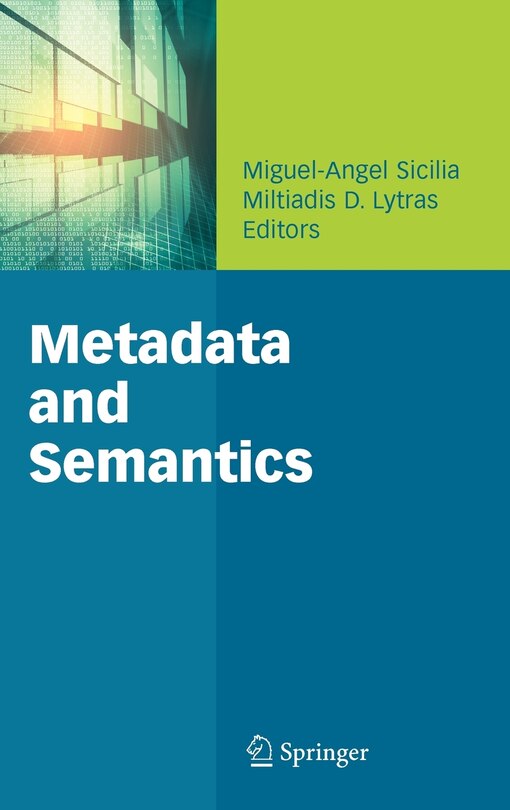 Front cover_Metadata and Semantics