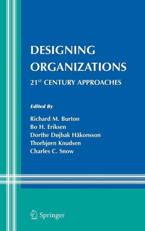 Front cover_Designing Organizations